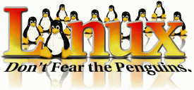 [`Linux: Don't Fear the Penguins' with 11 of 'em]
