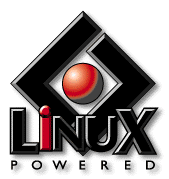 [`Linux Powered' vertical Box-L design, black]